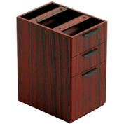 Offices To Go™ 3 Drawer Pedestal in Mahogany - Executive Modular Furniture