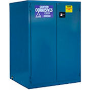 Global Industrial™ Acid Corrosive Cabinet, Manual Close Double Door 60 Gallon, 34"Wx34"Dx65"H