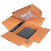 Global Industrial Laptop Shipping System, 17"L x 17"W x 8"H, Kraft - Pkg Qty 5