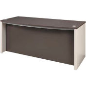 Bestar® Executive Desk - 71" - Slate & Sandstone - Connexion Series
