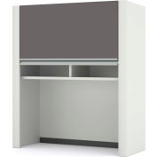 Bestar® Hutch for Lateral File - 30"- Slate & Sandstone - Connexion Series