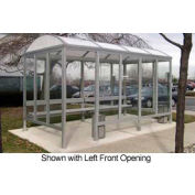 Smoking Shelter Barrel Roof Four Sided With Left Front Opening 15' X 7'6"'