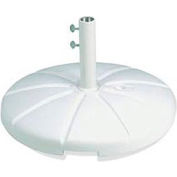 Grosfillex® Resin Outdoor Umbrella Base With Filling Cap, White