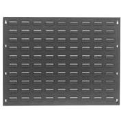 Louvered Wall Panel Without Bins 27x21 Gray - Pkg Qty 2