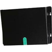 Steel HIPAA Wall File Pockets Letter Size Full Height - Black