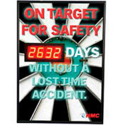 Digital Safety Scoreboard Sign - On Target for Safety...