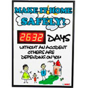 Digital Safety Scoreboard Sign - Make it Home Safely...