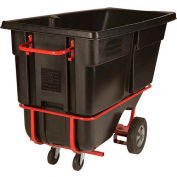 Rubbermaid® 1315-42 Tilt Truck with Fork Lift Pockets 1 Cu Yd 1250 Lb Cap