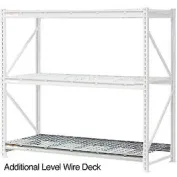 72W x 24D Bulk Rack Wire Deck Extra Level. Bulk Rack  Shelving is <strong>designed for storage areas in which goods are handled  manually instead of being transported on a pallet</strong>.