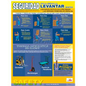 Poster, Back Lifting Safety (Spanish), 24 x 18