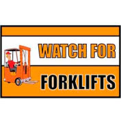 Banner, Watch for Forklifts, 3ft x 5ft