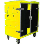 Myton RTC-4829H6 34 Cu. Ft. Yellow Plastic Security Transfer Truck 950 Lb. Cap.