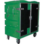 Myton RTC-4829H6 34 Cu. Ft. Green Plastic Security Transfer Truck 950 Lb. Cap.