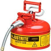 Justrite® Type II Safety Can - 1 Gallon with 5/8" Hose, 7210120