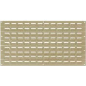 Louvered Wall Panel Without Bins 18x19 Tan - Pkg Qty 4
