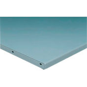 Global Industrial 48"W x 30"D x 1-3/4"H Steel Square Edge Workbench Top - 12 Gauge Steel Gray