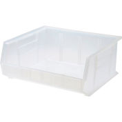 Ultra Stack and Hang Bin QUS250CL 16-1/2 x 14-3/4 x 7 Clear - Pkg Qty 6