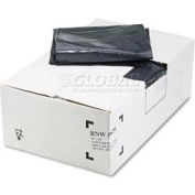 ReClaim Black Recycled Can Liners - 55 to 60 Gallon, 2.00 Mil, 100/Case