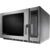 Amana® RFS12TS, Heavy Duty Commercial Microwave, 1.2 Cu. Ft., 1200 Watt, Keypad,