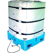 BriskHeat® 48"H Wrap-Around Tote Tank Heater For 330 Gallon Tote Tank, 50-160°F, 240V