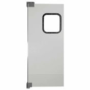 Chase Doors Light to Medium Duty Service Door Single Panel Gray 3' x 7' 3684NWS-MG