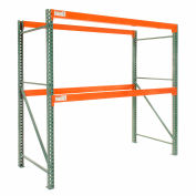 Global Industrial™ Tear Drop Pallet Rack Starter 108"W x 42"D x 120"H