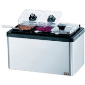 Server Complete Insulated Mini Bar, w/ (3) 1/9-Size Jar, Clear Lids & Ladles
