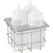 Server Cold Table Triple Bottle Holder, Holds (3) 16 Oz. Squeeze Bottles