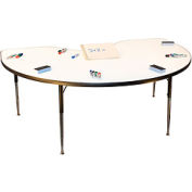 Whiteboard Activity Table 48" x 72" Kidney, Standard Adjustable Height
