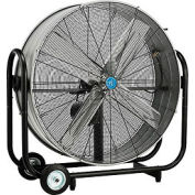 36" Tilt Drum Blower Fan - Portable - Belt Drive - 10500 CFM - 1/3 HP