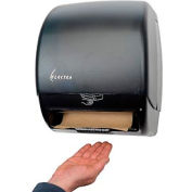 Palmer Fixture Automatic Adjustable Touchless Paper Towel Roll Dispenser, Black