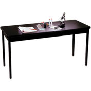 Allied Plastics Science Table - Chemical Resistant Top - Steel Frame 24x48