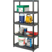 Plano 961800 Plastic Shelving 36W x 18D x73-3/4"H Capacity 150 lbs