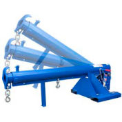 Adjustable Pivoting Forklift Jib Boom Crane LM-OBT-3-24 3000 Lb. 24" Centers