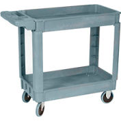 Wesco Deluxe Plastic Tray Shelf Service Cart 270433 30x16 550 Lb. Cap.