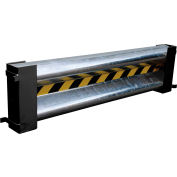 Galvanized Drop-In Guard Rail 4'L With (2) Brackets & Hardware, Galvanized