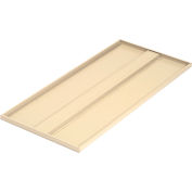 Global Industrial Shelves For 36"Wx18"D Storage Cabinet, Tan, 2 Pack