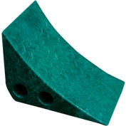 Green Recycled Plastic Wheel Chock PWC-G 10-1/2&quot;L x 7-1/2&quot;W x 7-1/2&quot;H