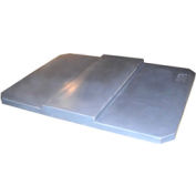 Optional Gray Lid for Bayhead Products Poly Box Truck 20 Bushel Capacity