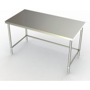 Aero Manufacturing 3TSX-3696-ADJ 16 Ga. Adj. Height Workbench 304 Stainless Steel - Crossbrace 96x36