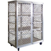 New Age 97621 Aluminum Amplimesh Security Cage Truck 49 x 26-3/4 x 71