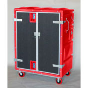Myton RTC-5829H6 46 Cu. Ft. Red Plastic Security Transfer Truck 950 Lb. Cap.