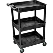 Rubbermaid® Commercial Xtra Utility Cart with Open Sides, Plastic