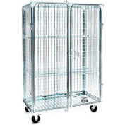 Nashville Wire RC8 Cargo Cart with Locking Security Doors 48 x 24 x 71