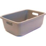 Tote-Alls Tote Container 18"L x 12-1/2"W x 6-1/2"H, Gray - Pkg Qty 10