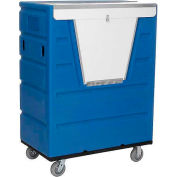 Blue Best Value Hopper Front Plastic Security Bulk Truck 43 Cu. Ft.