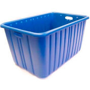 Tote-Alls Tote Container 24-1/8"L X 14-3/8"W X 12"H, Blue - Pkg Qty 10