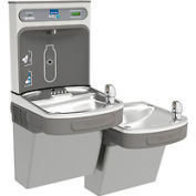 Elkay LZSTL8WSVRLK Water Refilling Station, Wall Mount, Bi-Level, Light Gray