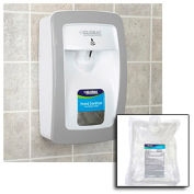 Global Industrial Hand Sanitizer Starter Kit W/ Automatic Dispenser - White/Gray