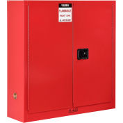 Global Industrial™ Paint & Ink Storage Cabinet - 24 Gallon - Manual Close 43"W x 12"D x 44"H